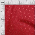 thumbnail image 2 of oneOone Tissu Georgette Viscose Rouge Rétro Popcorn Fournitures de Courtepointe Tissu de Couture au Mètre 42 Pouces de Large, 2 of 5