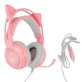 thumbnail image 2 of Gaming Headset, Detachable Cat Ear USB+3.5mm Plug Gaming Headphone Supports Volume Adjustment Microphone Mute For , For, 2 of 8