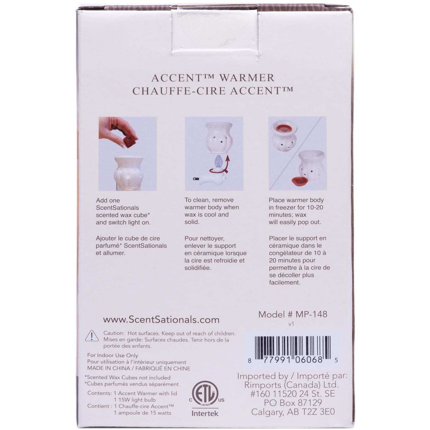 Réchauffeur de cire Accent de ScentSationals