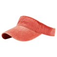 thumbnail image 2 of Unisex Empty Top Baseball Cap Sport Visor Hats Cotton Sun Caps with Adjustable Closure, 2 of 7