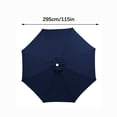 thumbnail image 1 of Penkiiy Parasol de Plage de 118 Pouces, Parasol Extérieur Auvent de Plage Cour Arrière Marché Couverture de Table, 1 of 4