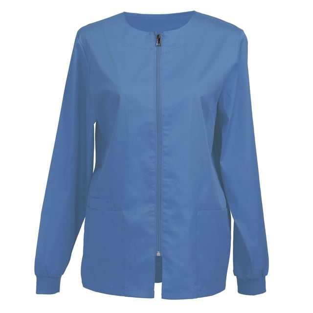 Veste d'Uniforme pour Femmes, Veste de Travail à Fermeture Éclair devant, Veste d'Échauffement