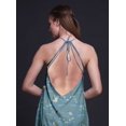 thumbnail image 3 of Bimba Robe Décontractée Oiseau Longue Dos Nu à Col Licou pour Femme Robe de Plage Imprimée - Xxx-Grand, 3 of 6
