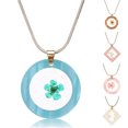 thumbnail image 4 of Bangcool Collier Pendentif Géométrique Simple Collier Fleur Séchée Collier Breloque pour Femmes, 4 of 10