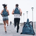 thumbnail image 4 of EGNMCR Sac à Cordon Sac à Cordon Commun Sac de Rangement Pliable Sac de Sport et de Mise en Forme Poche à Cordon Sac à Dos de Voyage Sac à Dos de Sport, 4 of 5