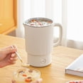 thumbnail image 2 of Portable Foldable Electric Kettle, 800ML Stainless Steel Tea Brewer with Temperature Control, Portable Small Tea Kettle for Travel Camping Use 5 Min Fast Boiling (316), 2 of 6