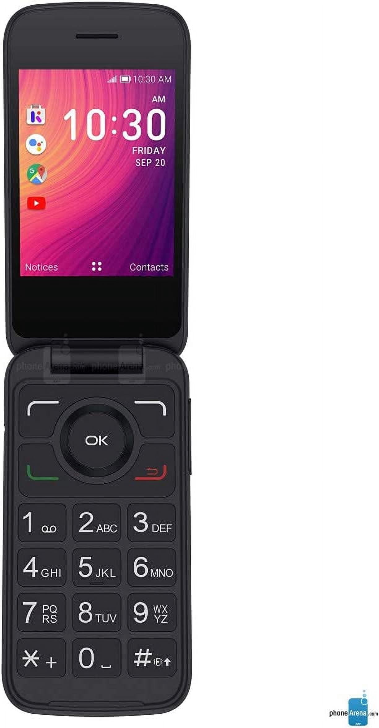 Restored Alcatel Go Flip 3 (4052W) 4GB Unlocked Like New