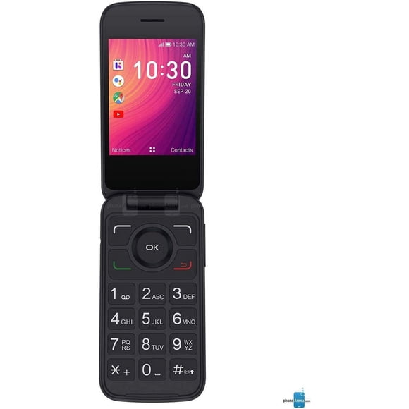 Restored Alcatel Go Flip 3 (4052W) 4GB Unlocked Like New