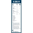 thumbnail image 3 of BOSCH AeroTwin Rear Wiper Blade A281H - 11" (Single), 3 of 5