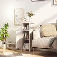 thumbnail image 4 of Gymax Armoire de Rangement de Salle de Bain Autoportante avec Porte Simple et Tablette Ajustable, 4 of 9