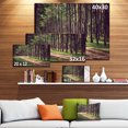 thumbnail image 3 of Vintage Style Forest with Pathway - Modern Forest Canvas Art, 3 of 4
