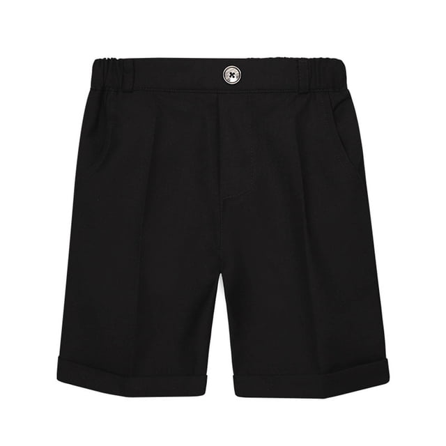 Toddler Boys Dress Shorts Straight Wide Leg Pants Solid Color Pull on Summer Shorts