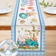 thumbnail image 4 of Dvkptbk Coloré Joyeuses Pâques Chemin de Table Coloré Pâques Fête Décorations de Table Fêtes Table Runners Cuisine Salle à Manger Décorations, 4 of 6