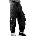 thumbnail image 1 of 2025 Pants for s Casual Size 14 Clothes High Waisted Drawstring Loose New Clothes Fit Pockets Kid Tall Fall Clothes Cargo, 1 of 8