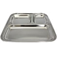 thumbnail image 3 of Verka Stainless Steel 3 Compartment Small Tray, 3 of 5