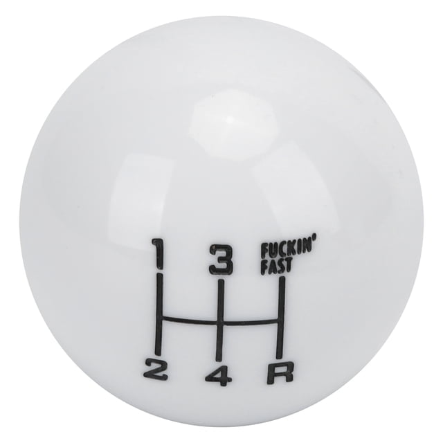 Gear Knob Head, M12x1.25 Gear Knob Head 5Speed WearResistant with 3 Adapter Universal Automobile Accessory