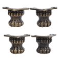 thumbnail image 4 of 4pcs Antique Brass  , Wood Box Decorative Feet Leg Corner Protector Jewelry Chest Box Durable Distinctive Hardware, 4 of 8