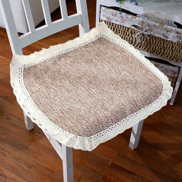 Cushion Pad, Linen Fabric, Breathable Mesh Design, Ergonomic Support, for Office/computer, Seating Comfort, Durable Woven Material, Home Office Decor, Desk Chair Cover, Travel Friendly Pad Hzhnb