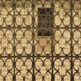 thumbnail image 1 of Ahgly Tapis d'Intérieur Lavable en Machine Carré Orange Transitionnel, 5 Pieds Carré, 1 of 7
