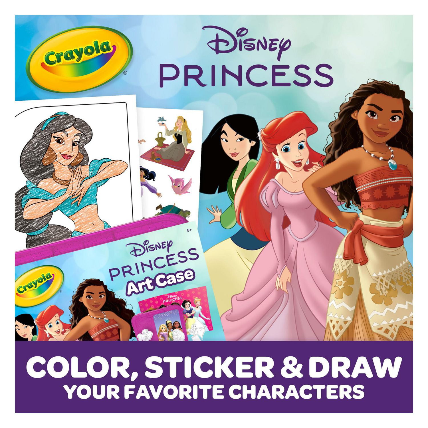 Coffre d’art Crayola princesses Disney
