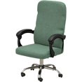 thumbnail image 1 of Office Chair Covers,Stretch Thick Computer Rotating Chair Cover with Zipper,for Office Desk Computer Chair Four Seasons(Pine Green,L), 1 of 5