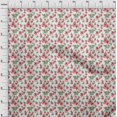 thumbnail image 4 of oneOone Silk Tabby White Fabric Florals Sewing Craft Projects Fabric Prints By Yard 42 Inch Wide, 4 of 4
