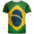 thumbnail image 1 of World Cup - T-Shirt pour Adulte Brazil à Motif Drapeau Partout, 1 of 2