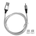 thumbnail image 1 of 3 In 1  Usb Cable Nylon Braided Fast Charging Cable  Plugs  Cable Multi  Plug Charging Cable 3 In 1 Nylon Braided  5A Super Fast Charging Cable For IOS/Type C/Micro USB Ports, 1 of 8