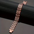 thumbnail image 2 of CNKOO [1pc Magnetic Bracelet] 1pc Magnetic Copper Men‘s Bracelet | Jewelry Gift With Adjustable Sizing Tool, 2 of 6