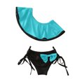 thumbnail image 2 of Hiiyo Infant Girls 2-Piece Swimsuit One Shoulder Bathing Suit Ruffle Bow Bikini Set, Sizes 6M-4T, 2 of 8