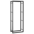 thumbnail image 4 of vidaXL Support de Rangement pour Bûches de Bois, Support Empilable en Acier Noir Mat, 4 of 6