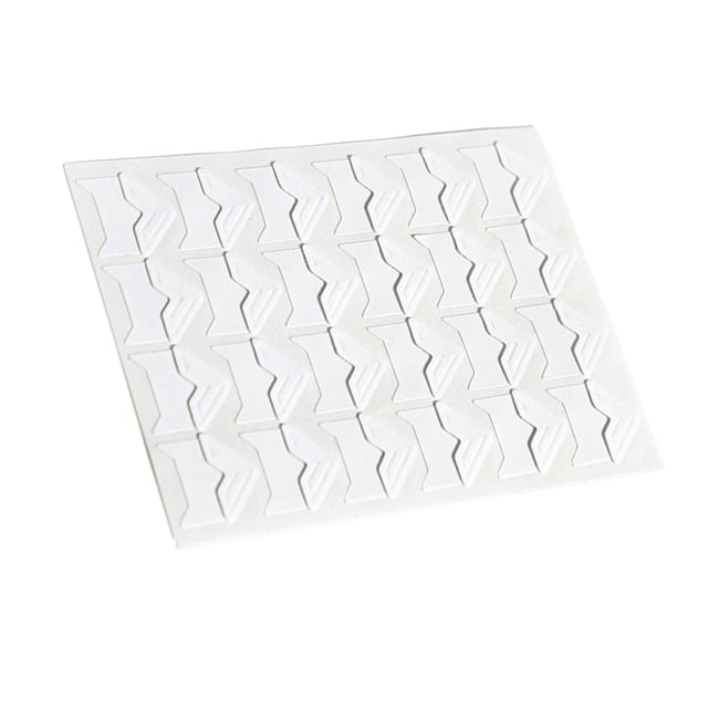 Transemion 24pcs Paper Durable And Tear-resistant Corner Stickers For Photo Album Easy To Replace Durability white
