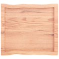 thumbnail image 3 of vidaXL Table Top Light Brown 60x50x(2-4) cm Treated Solid Wood Live Edge, 3 of 5