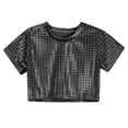 thumbnail image 1 of TIEVOSA Robe de Carnaval Décontractée à Paillettes pour Filles et Garçons Manches Courtes pour 6-7 Ans, 1 of 4