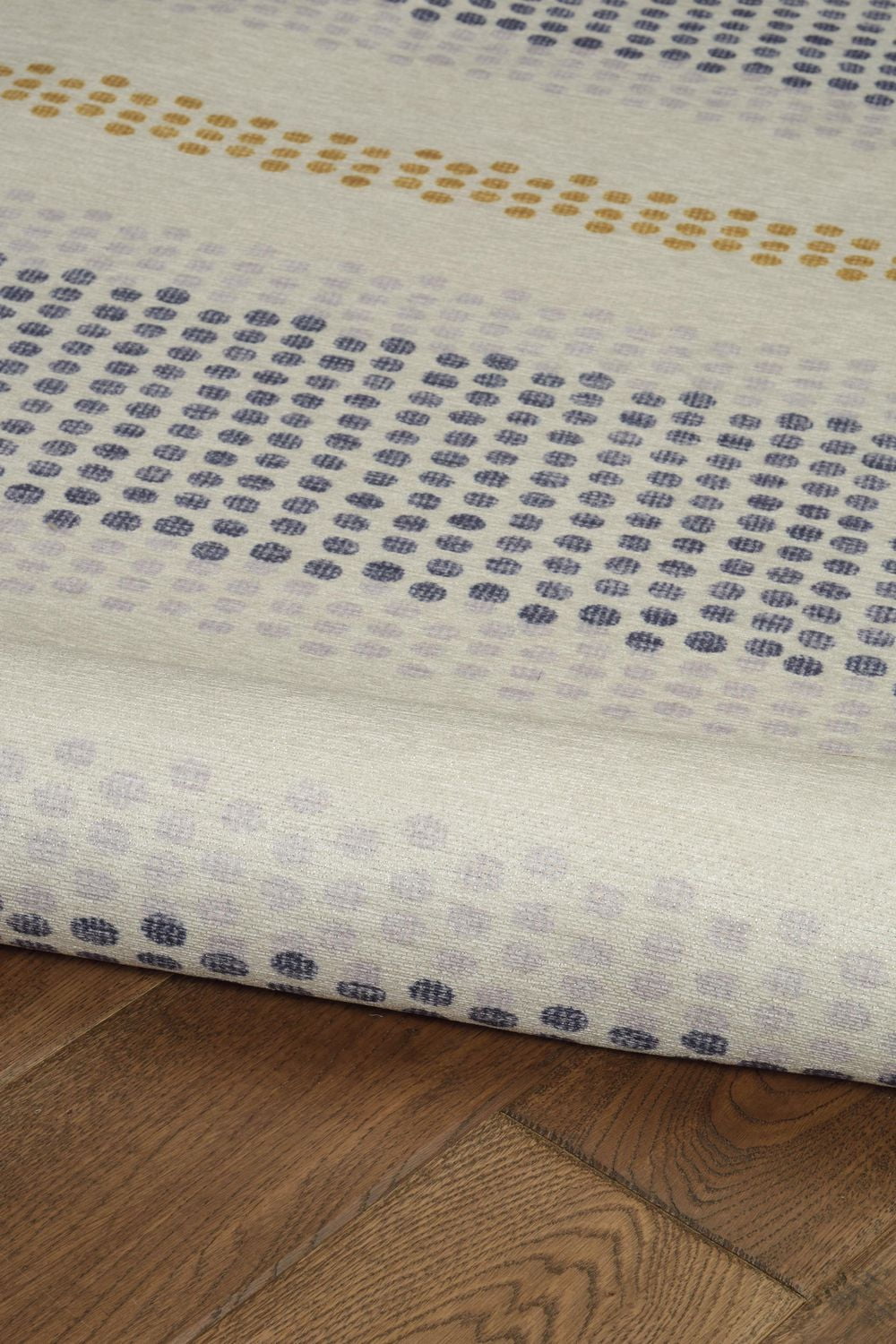 Tapis d'accent extérieur lavable Delray ivoire & bleu 3 pi x 5 pi