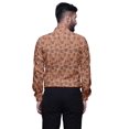 thumbnail image 2 of BESTMAN Chemise Décontractée Imprimée pour Hommes Coupe Ajustée à Boutons Manches Longues, 2 of 5