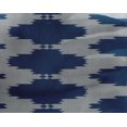 thumbnail image 4 of oneOone Georgette Viscose Fabric Plus Sign Kasuri Printed Fabric 1 Yard 42 Inch Wide, 4 of 4