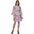 thumbnail image 2 of Moomaya Printed Crossover Robes Bridesmaid Getting Ready Bathrobes For Women, 2 of 6