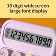 thumbnail image 4 of HOARBOEG Cute Calculator Small Portable Scientific Calculator For Students 10 Digits Mini Body Plastic Keys Non-slip Bottom Pad Clear Keys Clearance Sale, 4 of 8