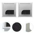 thumbnail image 3 of MasteelfCA 4Pcs Desk Grommets Desk Wire Hole Cover Plastic Cable Hole Cover Home Decor, 3 of 7