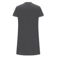 thumbnail image 4 of Gspmoly Robes pour Femmes, Mode Femme Été Col en V Manches Courtes Couleur Contrastante pour la Maison Robe Courte Robes de Travail pour Femmes Offres du Jour, 4 of 5
