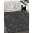thumbnail image 3 of Ahgly Company Machine Washable Indoor Rectangle Transitional Charcoal Black Area Rugs, 8' x 12', 3 of 7