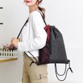thumbnail image 4 of Riwcyla Gym Sack with Earphones Jack Drawstring -resistant Drawstring Bucket Bag Sack for Adults Teenagers, 4 of 6