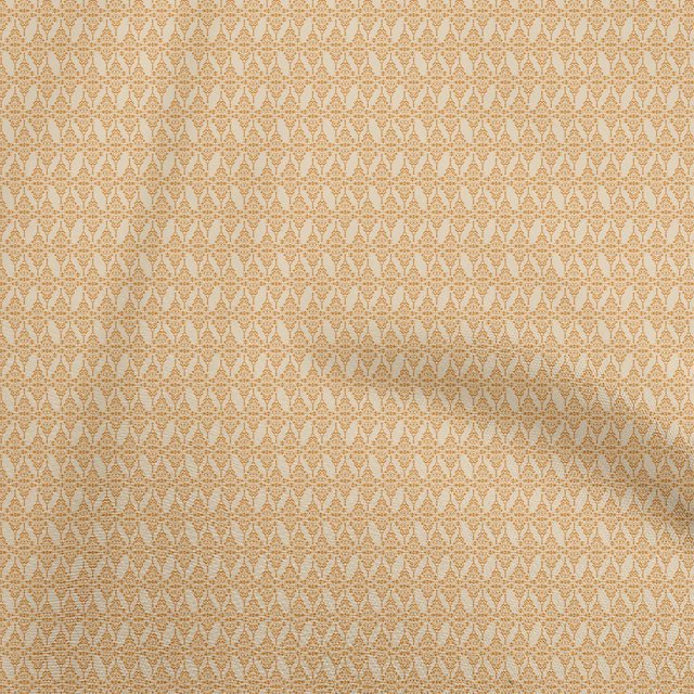 oneOone Polyester Spandex Light Beige Fabric Abstracts Craft Projects Decor Fabric Printed By The Yard 56 Inch Wide