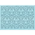 thumbnail image 1 of Ahgly Company Machine Washable Indoor Rectangle Transitional Electric Blue Area Rugs, 2' x 4', 1 of 7
