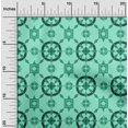 thumbnail image 2 of oneOone Velvet Aquamarine Green Fabric Geometric Craft Projects Decor Fabric Printed By The Yard 58 Inch Wide, 2 of 4