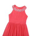 thumbnail image 3 of AAMILIFE Robe Fille Brodée Fleur Formelle Fête Robe de Bal Bal Princesse Demoiselle d'Honneur Robe de Mariage, 3 of 5