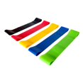 thumbnail image 4 of S SERENABLE 5 Pcs Bandes de Résistance pour l'Entraînement Légères Boucle Élastique Bande d'Exercice Multicolore, 4 of 9