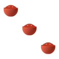 thumbnail image 4 of Youkk Easy To Install Double-layer Plastic Flowerpot For Walls Drainage Flower Pot Red 3Set, 4 of 6