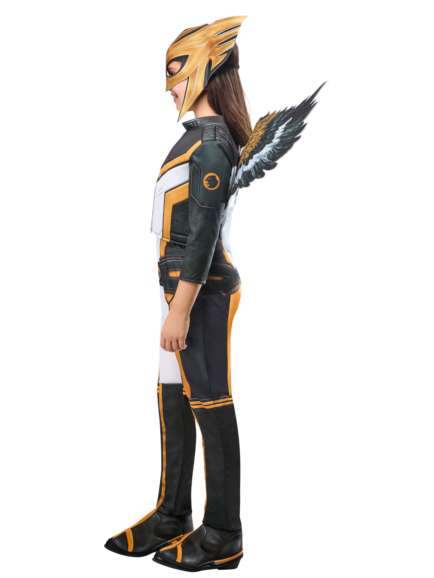 Costume Deluxe Hawk Girl du Film Superman pour Enfants par Rubies, Filles